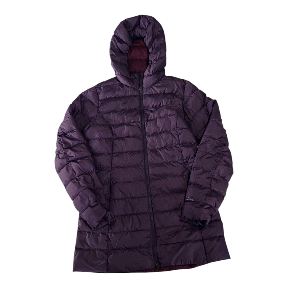 Eddie Bauer Purple Quilted Down Filled Packable Jacket Small